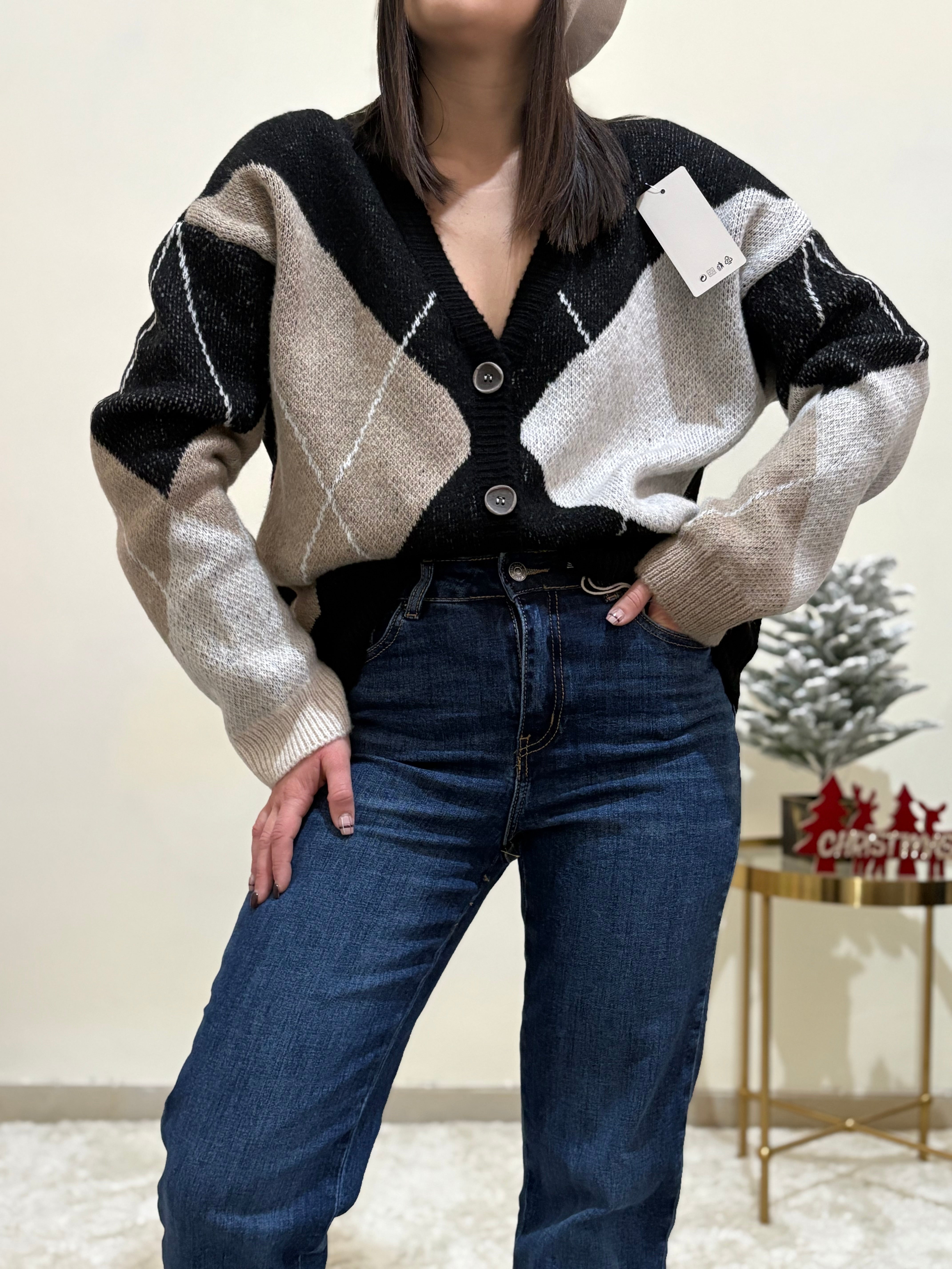 Cardigan "Rombo"