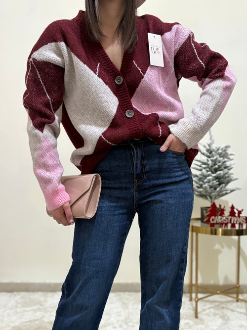 Cardigan "Rombo"