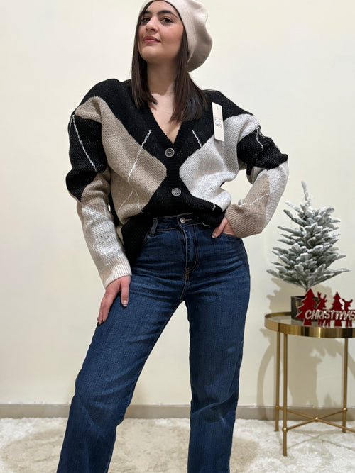 Cardigan "Rombo"