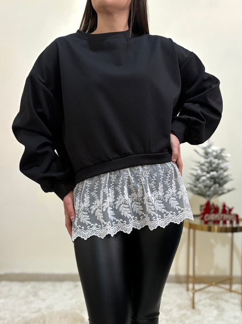 Pull "Pizzo bianco"