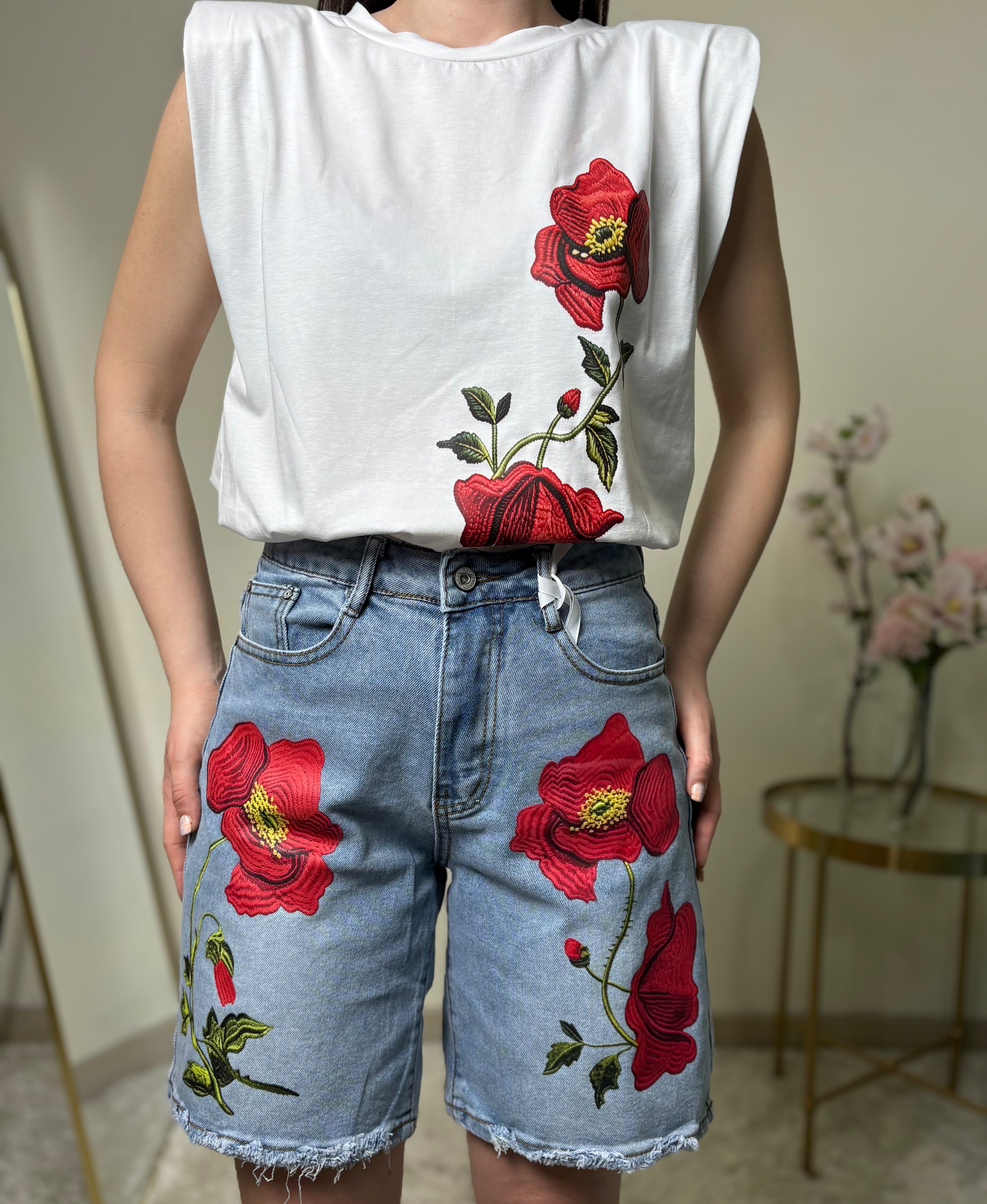 Shorts “Flowers”